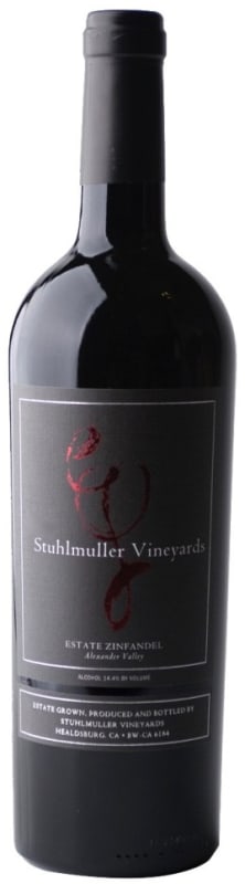 Stuhlmuller Vineyards Estate Zinfandel 2017 Front Bottle Shot