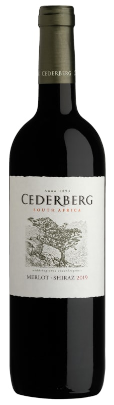 Cederberg Merlot-Shiraz 2019 Front Bottle Shot
