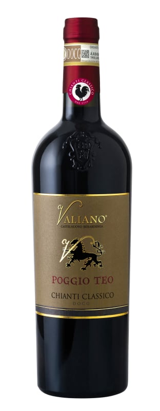 Valiano Poggio Teo Chianti Classico 2017 Front Bottle Shot