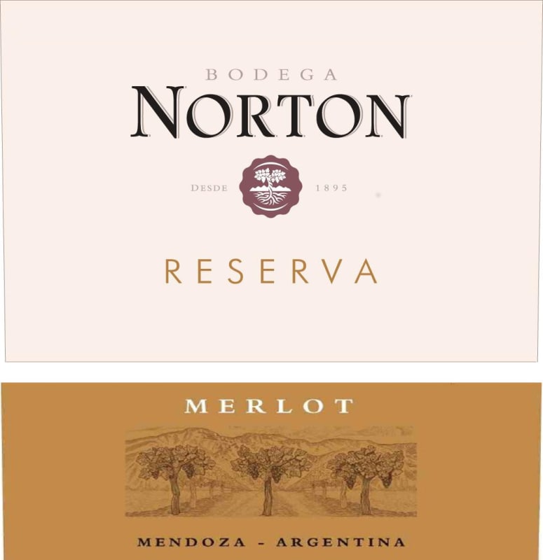 Bodega Norton Reserva Merlot 2012 Front Label
