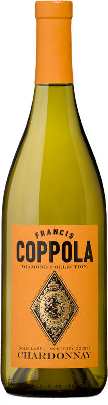 Francis Ford Coppola Diamond Collection Monterey Chardonnay 2016 Front Bottle Shot