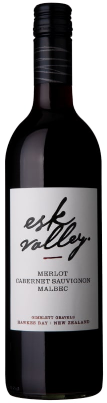 Esk Valley Gimblett Gravels Red Blend 2020 Front Bottle Shot