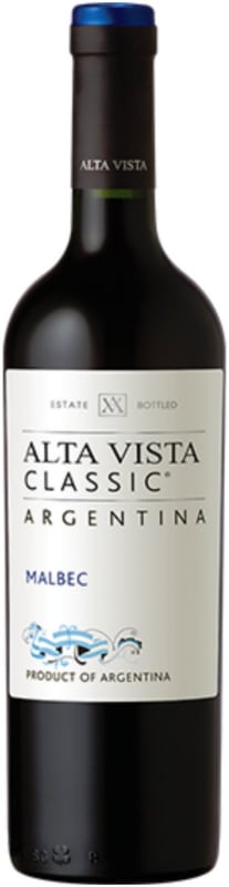 Alta Vista Classic Malbec 2016 Front Bottle Shot