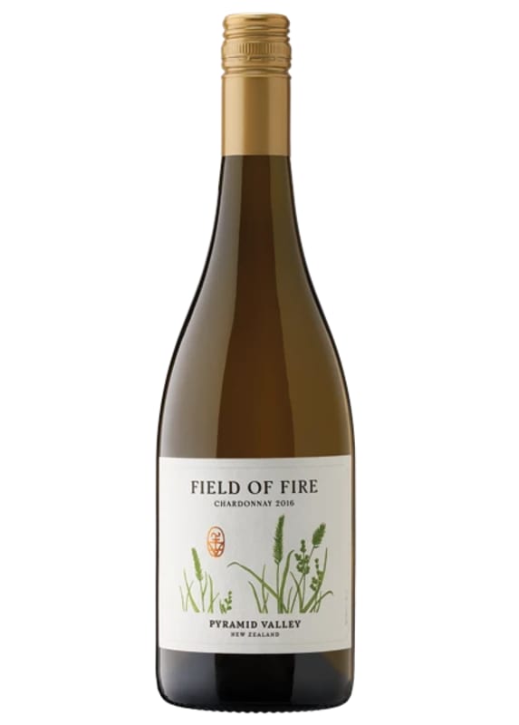 Pyramid Valley Field of Fire Chardonnay 2016 Front Bottle Shot