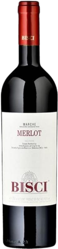 Bisci Merlot 2019 Front Bottle Shot