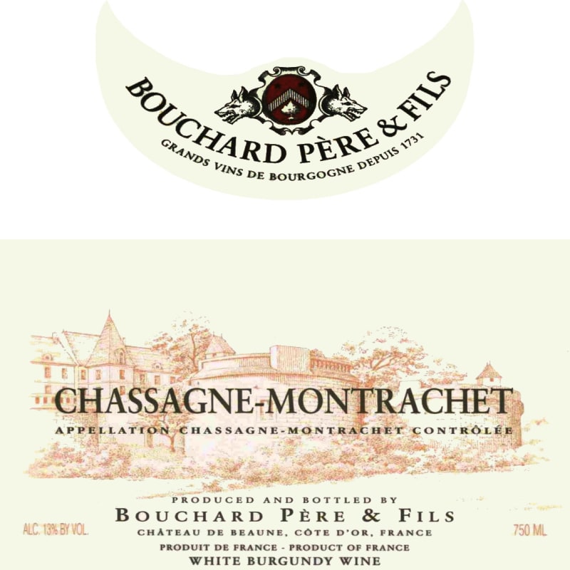 Bouchard Pere & Fils Chassagne-Montrachet 2008 Front Label