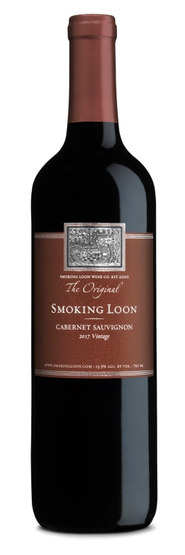 Smoking Loon Cabernet Sauvignon 2017 Front Bottle Shot