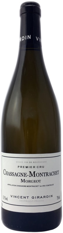 Vincent Girardin Chassagne-Montrachet Morgeot Vieilles Vignes Premier Cru 2021 Front Bottle Shot