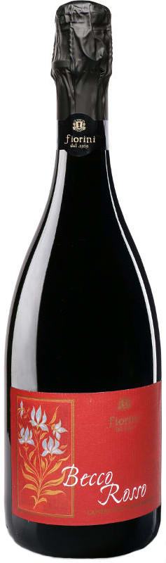 Fiorini Lambrusco Becco Rosso 2020 Front Bottle Shot