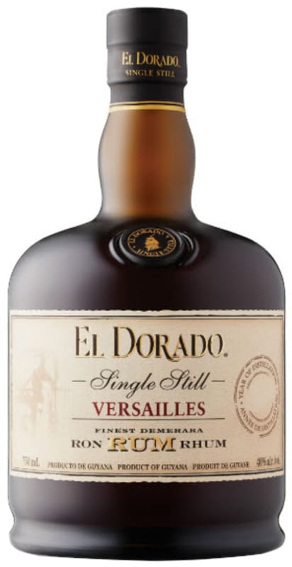 El Dorado Versailles Single Still Rum Front Bottle Shot