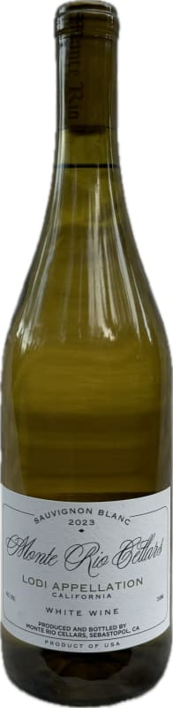 Monte Rio Sauvignon Blanc 2023 Front Bottle Shot