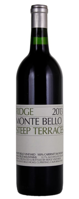 Ridge Monte Bello Steep Terraces Cabernet Sauvignon 2013 Front Bottle Shot