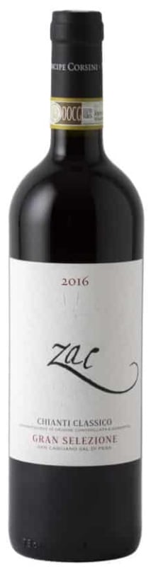 Le Corti Zac Chianti Classico Gran Selezione 2016 Front Bottle Shot