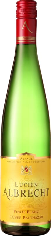 Lucien Albrecht Cuvee Balthazar Pinot Blanc 2015 Front Bottle Shot