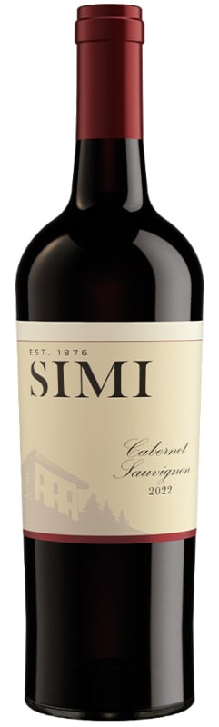 Simi California Cabernet Sauvignon 2022 Front Bottle Shot