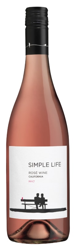 Simple Life Rose 2017 Front Bottle Shot