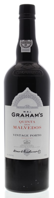Graham's Quinta Dos Malvedos Vintage Port 2010 Front Bottle Shot