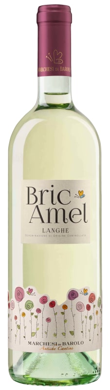 Marchesi di Barolo Bric Amel Langhe Bianco 2022 Front Bottle Shot