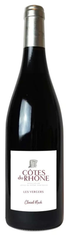 Domaine Clusel-Roch Cotes du Rhone Les Vergers 2019 Front Bottle Shot