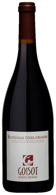 Domaine Goisot Bourgogne Cotes d'Auxerre Pinot Noir 2021 Front Bottle Shot