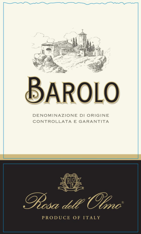 Rosa dell'Olmo Barolo 2012 Front Label