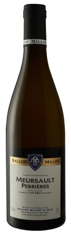 Ballot-Millot Meursault Perrieres Premier Cru 2022 Front Bottle Shot