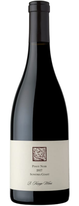 B. Kosuge Sonoma Coast Pinot Noir 2017 Front Bottle Shot