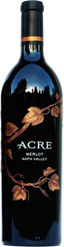 Acre Merlot 2014 Front Bottle Shot