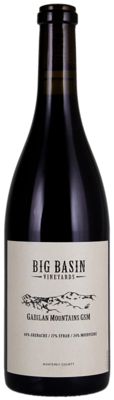 Big Basin Gabilan Mountains GSM 2014 Front Bottle Shot