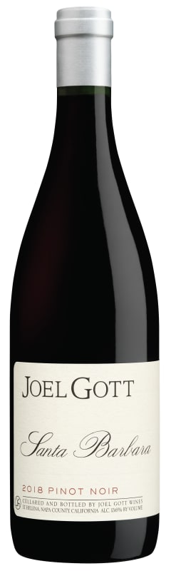 Joel Gott Santa Barbara Pinot Noir 2018 Front Bottle Shot
