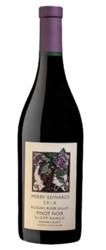 Merry Edwards Klopp Ranch Pinot Noir 2018 Front Bottle Shot