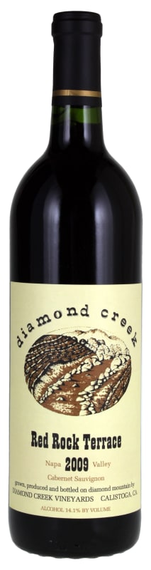 Diamond Creek Red Rock Terrace Cabernet Sauvignon 2009 Front Bottle Shot