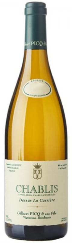Gilbert Picq Chablis Dessus La Carriere 2023 Front Bottle Shot