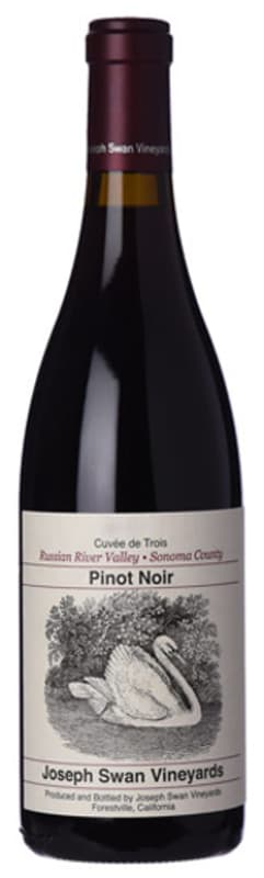 Joseph Swan Cuvee de Trois Pinot Noir 2014 Front Bottle Shot
