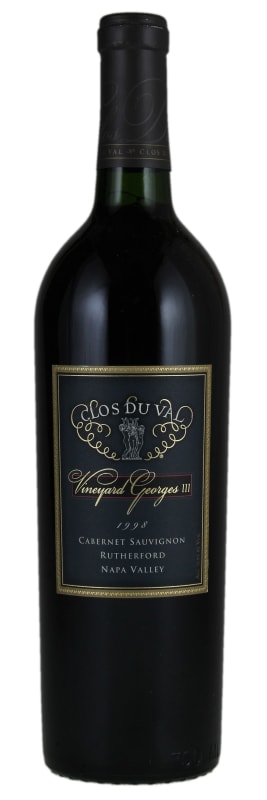 Clos du Val Georges III Vineyard Cabernet Sauvignon 1998 Front Bottle Shot
