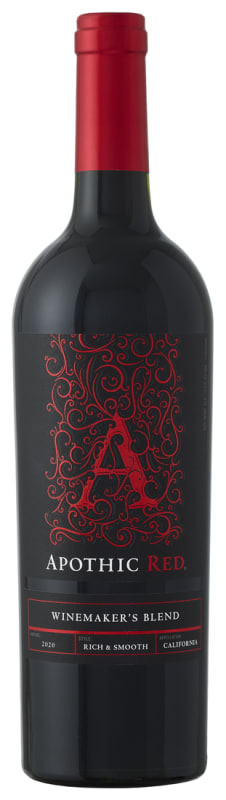 Apothic Red Blend 2020 Front Bottle Shot