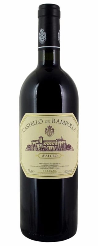 Castello dei Rampolla d'Alceo 2017 Front Bottle Shot