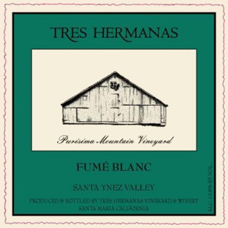 Tres Hermanas Vineyard & Winery Fume Blanc 2009 Front Label