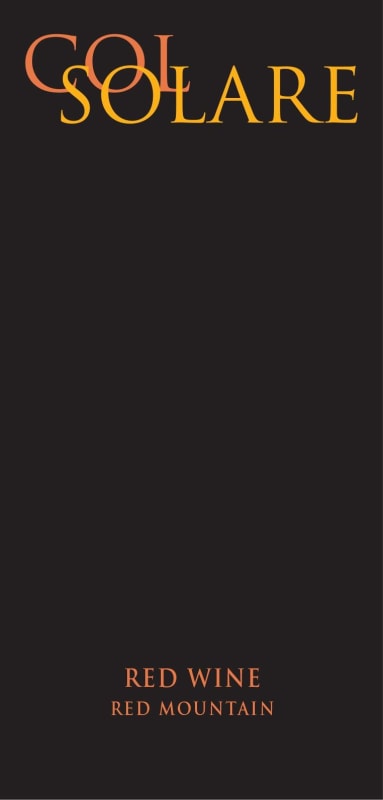 Col Solare Red 2013 Front Label