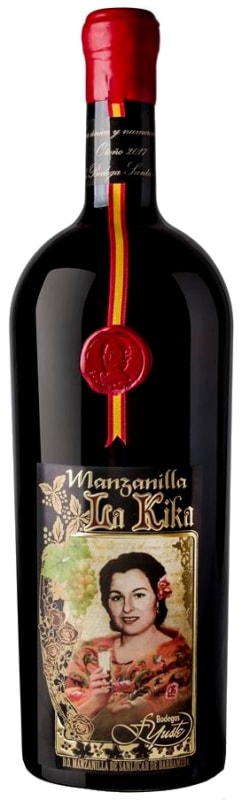 Bodegas Yuste La Kika Manzanilla Pasada (375ML half-bottle) Front Bottle Shot