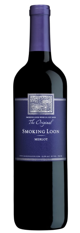 Smoking Loon Merlot Front Bottle Shot