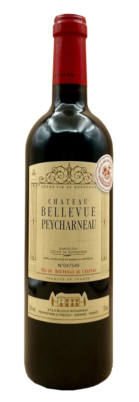 Chateau Bellevue Peycharneau Bordeaux Superieur 2022 Front Bottle Shot