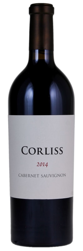 Corliss Cabernet Sauvignon 2014 Front Bottle Shot