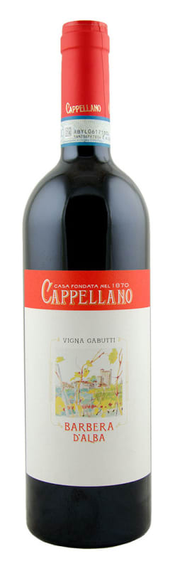 Cappellano Barbera d'Alba Gabutti 2020 Front Bottle Shot