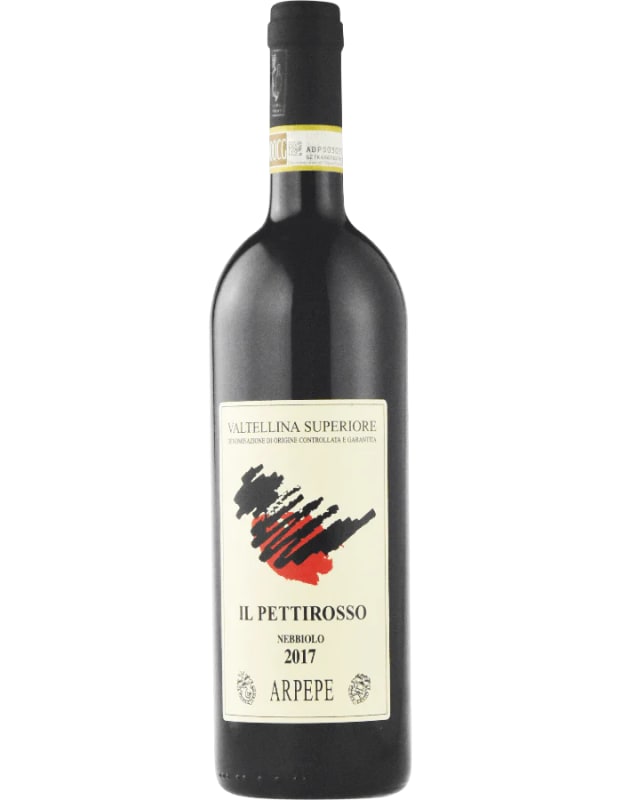 Ar. Pe. Pe. Il Pettirosso Valtellina Superiore 2017 Front Bottle Shot