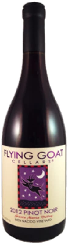 Flying Goat Cellars Bien Nacido Pinot Noir 2012 Front Bottle Shot