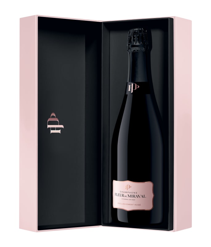 Miraval Champagne Fleur de Miraval ER2 in Gift Box Front Bottle Shot