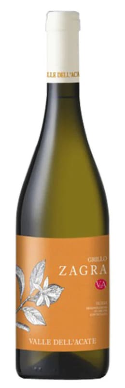 Valle Dell'Acate Zagra Grillo 2025 Front Bottle Shot