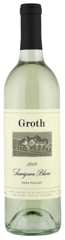 Groth Napa Valley Sauvignon Blanc 2018 Front Bottle Shot