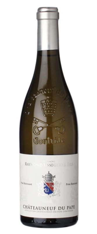 Domaine Raymond Usseglio Chateauneuf-du-Pape Pure Roussanne 2020 Front Bottle Shot